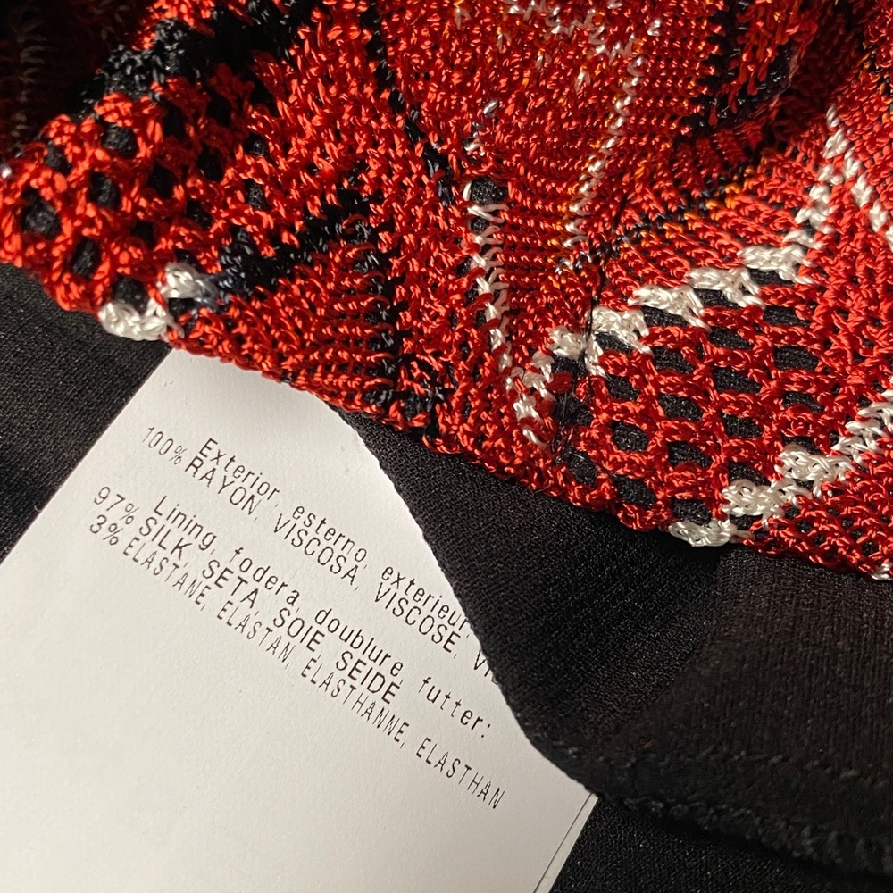 Missoni Ombre Chevron Maxi Skirt in Orange, Purple, Pink - Picture 7 of 16